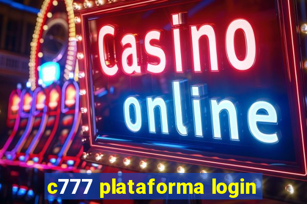 c777 plataforma login